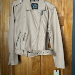 Levi's Women's The Belted Faux Leather Moto Jacket